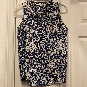 Collective Concepts navy and white sleeveless